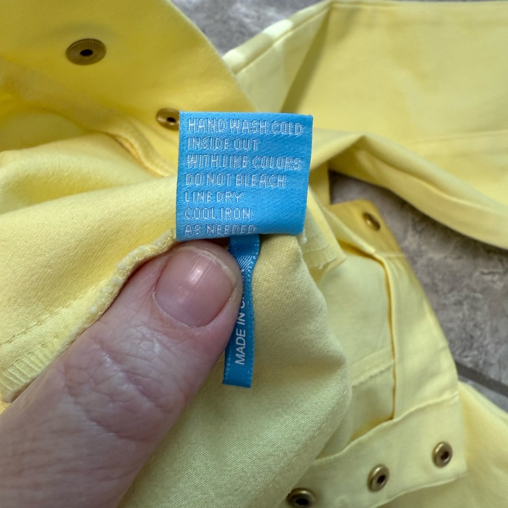 J McLaughlin Hasting Pants Yellow High-Waisted
Sz 2 - Picture 9 of 9